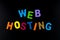 Web hosting technology computer information network website server typography