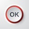 Web icon push button ok