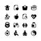 Web icon set - Health and Fitness