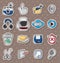 Web icon stickers