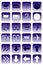 Web icons: dark blue 2