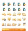 Web Icons â€“ Orange series. Set 1
