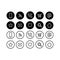 Web line icon set. Contact symbol. Communication sign. Social network icon. Phone, Mobile, Film, Mail, TV Internet, Home Heart.