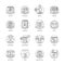 Web and Mobile App Development Line Icons 1
