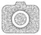 Web Net Photocamera Vector Icon