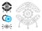 Web Network Nanobot Vector Icon and Original Icons