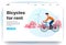 Web page design templates for bicycles for rent