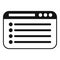 Web record keeping icon simple vector. Financial banking