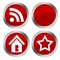 Web red buttons