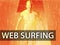 Web surfing illustration