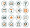 Web tools icons set