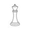 Web Vector Chess Queens pion.