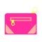 Web vector cosmetic, make up colorful bright travel bags