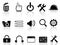 Web work tool icons