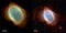 Webb and Hubble telescopes side-by-side comparisons visual gains. Southern Ring Nebula, NGC 3132.