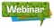 Webinar Business Symbols Green Colorful Comment Symbol