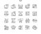 Webmaster`s Day Well-crafted Pixel Perfect Vector Thin Line Icons