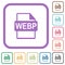 WEBP file format simple icons