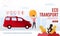 Webpage Banner Offer Modern Eco-Friendly Transport