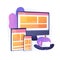 Website building vector concept metaphor