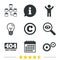 Website database icon. Copyrights and repair.