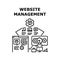 Website Management Vector Concept Illustration