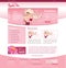 Website template for beauty business