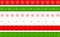 WebVector set of Christmas ribbons, borders, tapes with snowflakes in green, red and white