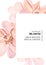 Wedding 3d peony  hand-drawn ornament concept. Floral peach poster, invite. Vector decorative greeting card or invitation design