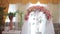 Wedding Arch with flowers indoor