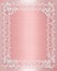Wedding Border Pink Satin and lace