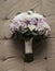Wedding bouquet of soft muted colors