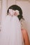 Wedding bride clothes white dress conceptual beauty