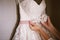 wedding bride clothes white dress conceptual beauty