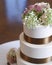 Wedding cake closeup.