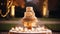 Wedding cake design, autumnal dessert styling and holiday decoration, multi-tier cake for an autumn event venue, food catering
