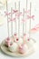 Wedding cake pops