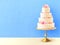 Wedding Cake With Roses Realistic Image