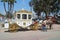 Wedding carriages in a Cinderella style in Larnaca, Cyprus