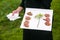 Wedding caterer carrying a plate of food