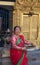 Wedding ceremony of Newari people in a temple in Bhaktapur, Nepal