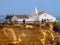 Wedding Chapel Nossa Senhora da Rocha or our lady of the rock at the Algarve coast of Portugal