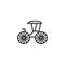 Wedding Coach line icon