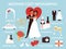 Wedding costs infographics. Financial plan for ceremony and decoration. Flat vector illustration