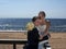 Wedding Couple by the Seashore.
