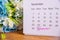 Wedding date anniversary calendar