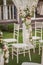 Wedding decorations tables chairs flowers