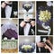 Wedding details. Collage.