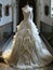Wedding dress, wife bride lady girl woman beautiful love engagement, romantic design model marriage white, cute happy