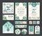 Wedding floral template collection